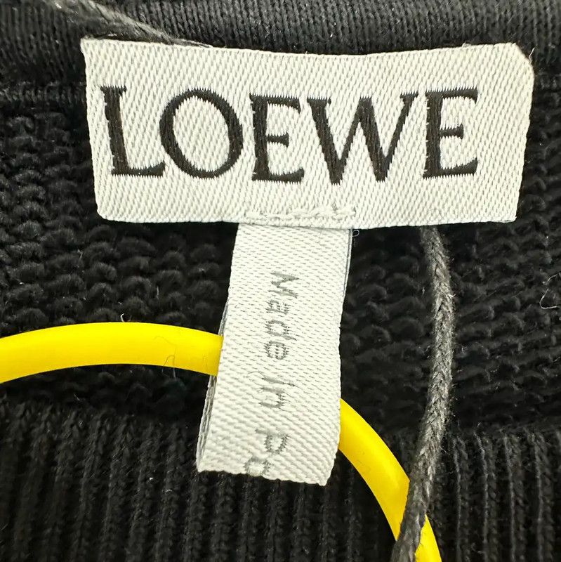 Loewe Loewe Black Cotton Sweatshirt for Men 0089 Size US M / EU 48-50 / 2 - 3 Thumbnail