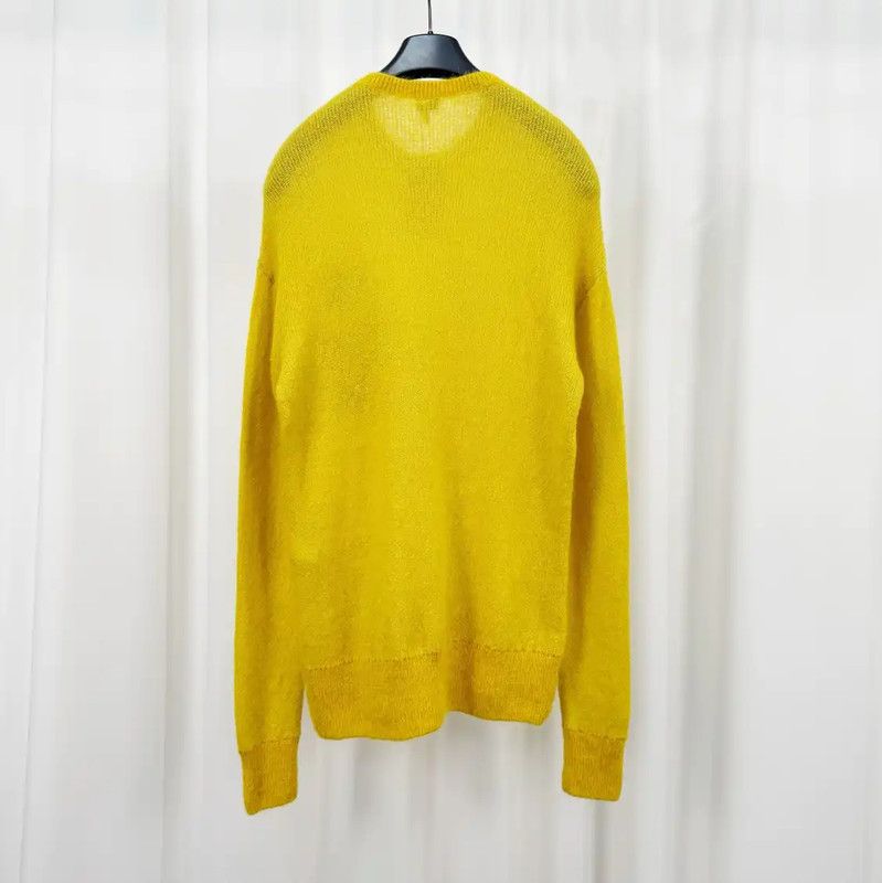 Loewe Loewe Yellow Knit Sweater with Embroidery 0089 Size US M / EU 48-50 / 2 - 2 Thumbnail