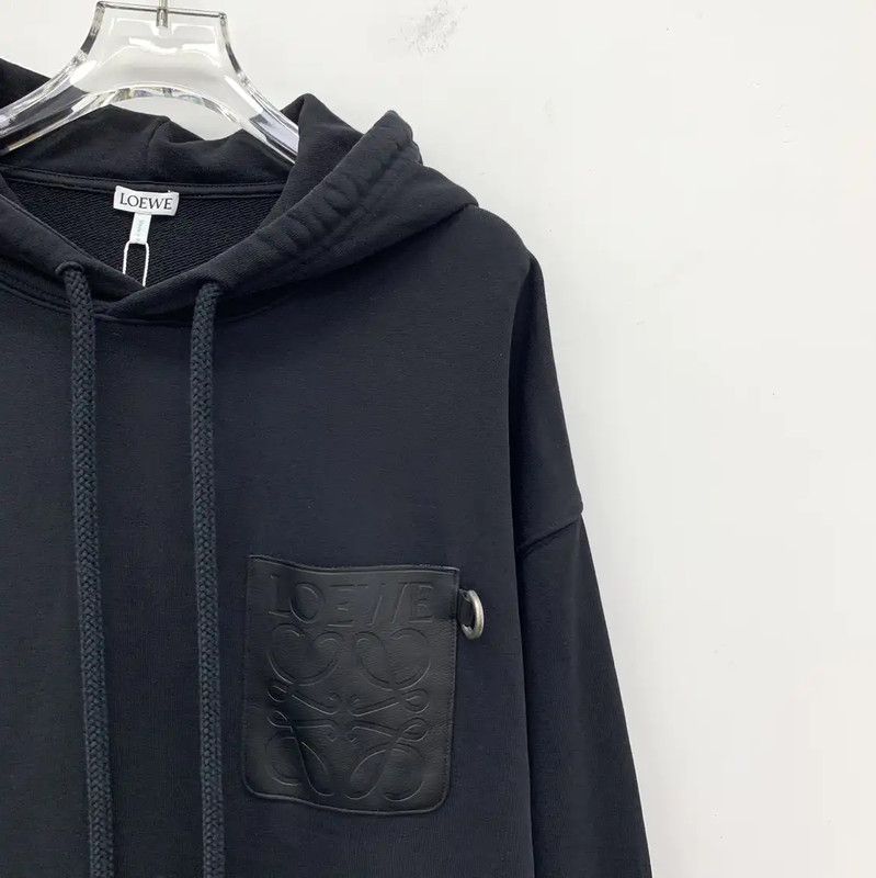 Loewe Loewe Black Cotton Hoodie for Men 0089 Size US S / EU 44-46 / 1 - 3 Thumbnail