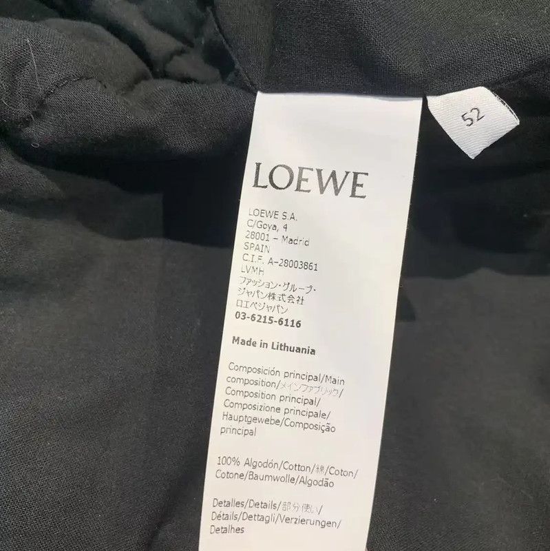 Loewe Loewe Brown Cotton Men's Outer Jacket 0089 Size US XL / EU 56 / 4 - 5 Thumbnail