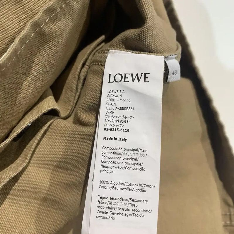 Loewe Loewe Casual Khaki Cotton Men's Jacket 0089 Size US M / EU 48-50 / 2 - 4 Thumbnail