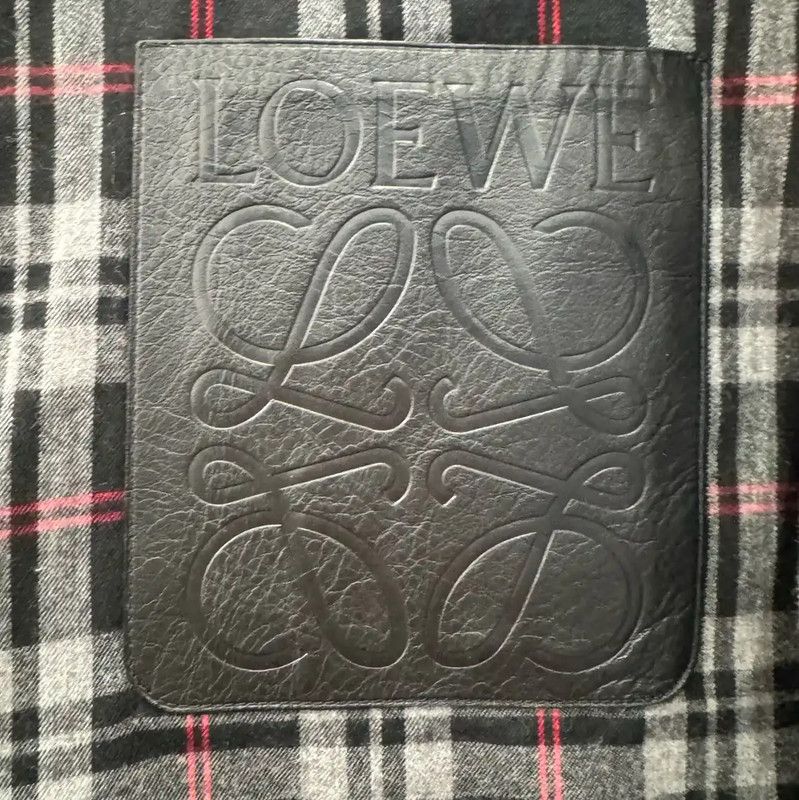 Loewe Loewe Gray Cotton Patchwork Shirt 0089 Size US S / EU 44-46 / 1 - 4 Thumbnail