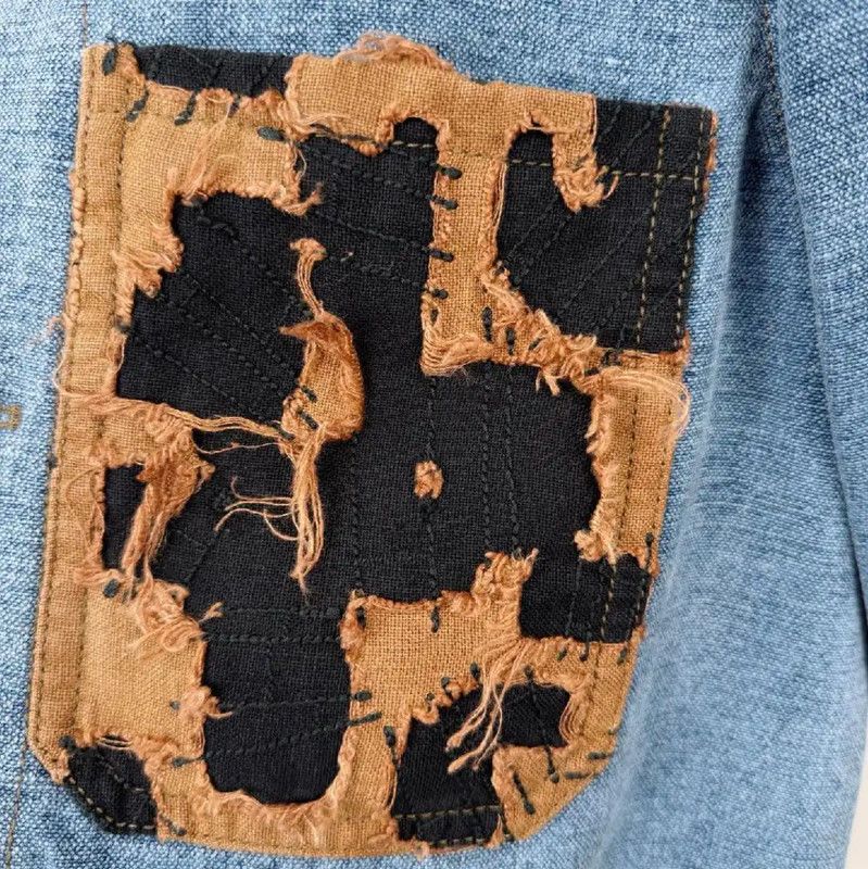 Loewe Loewe Blue Linen Long Sleeve Shirt 0089 Size US M / EU 48-50 / 2 - 3 Thumbnail