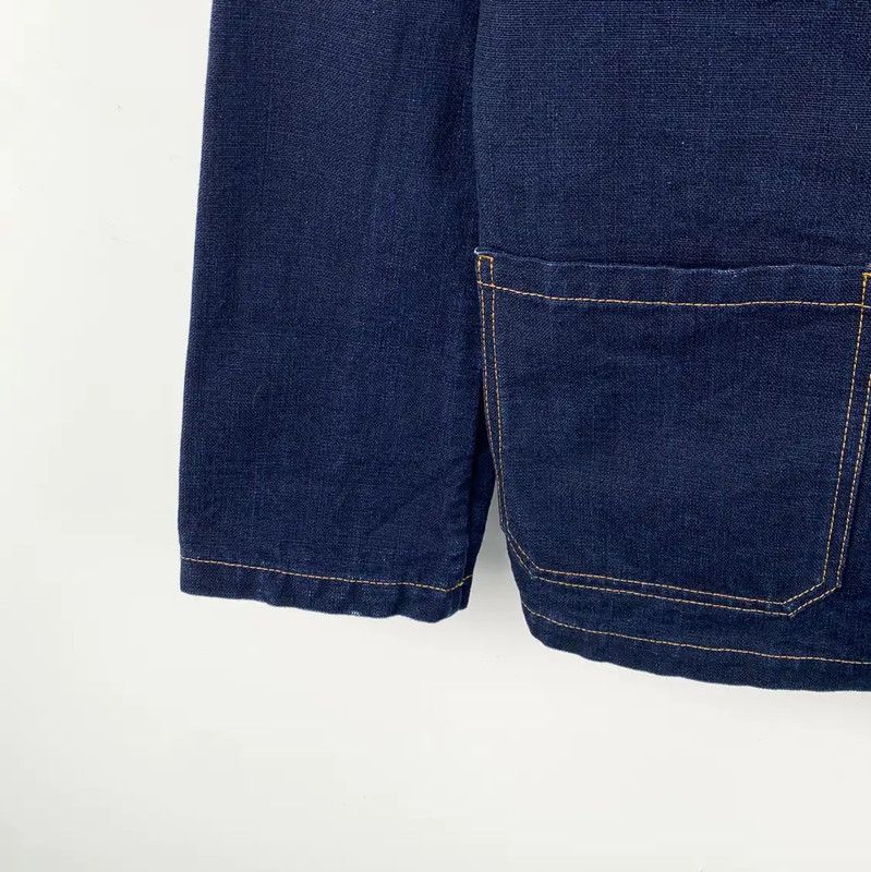 Loewe Loewe Men's Blue Cotton Casual Jacket 0089 Size US S / EU 44-46 / 1 - 4 Thumbnail