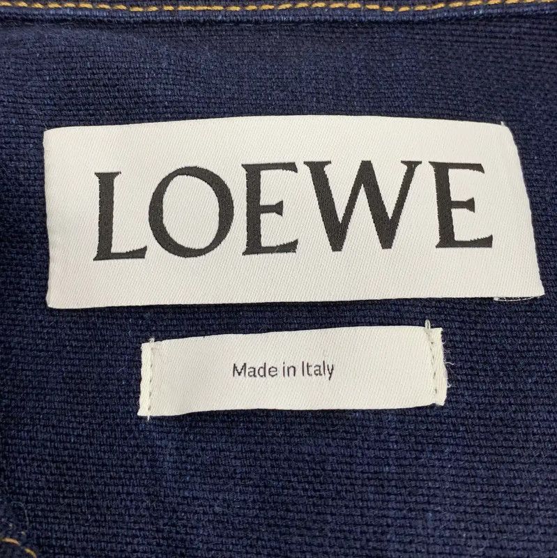 Loewe Loewe Men's Blue Cotton Casual Jacket 0089 Size US S / EU 44-46 / 1 - 6 Thumbnail