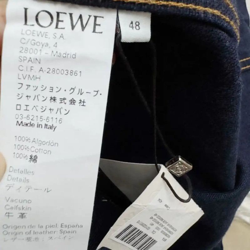 Loewe Loewe Men's Navy Long Sleeve Cotton Coat 0089 Size US M / EU 48-50 / 2 - 5 Thumbnail