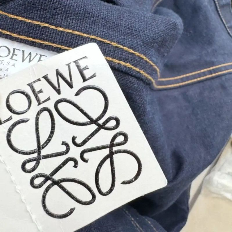 Loewe Loewe Men's Navy Long Sleeve Cotton Coat 0089 Size US M / EU 48-50 / 2 - 6 Thumbnail