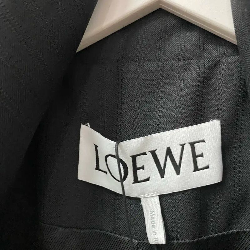 Loewe Loewe Black Long Sleeve Outerwear Jacket 0089 Size US M / EU 48-50 / 2 - 6 Thumbnail