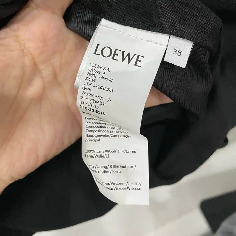 Loewe Loewe Black Long Sleeve Outerwear Jacket 0089 Size US M / EU 48-50 / 2 - 7 Thumbnail