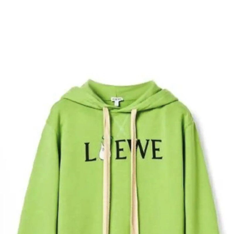 Loewe Loewe Green Cotton Long Sleeve Hoodie for Men 0089 Size US XS / EU 42 / 0 - 4 Thumbnail