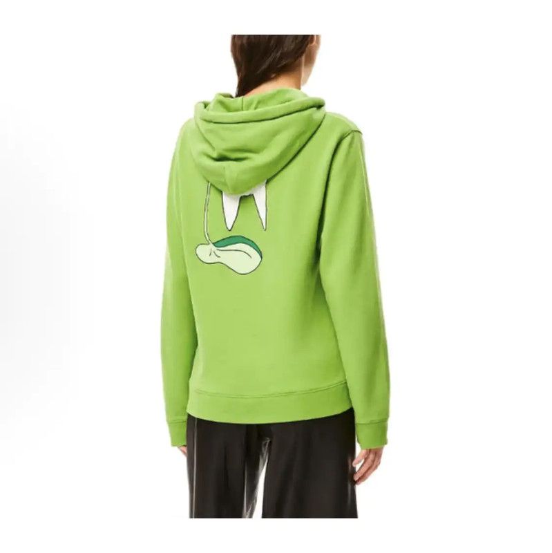 Loewe Loewe Green Cotton Long Sleeve Hoodie for Men 0089 Size US XS / EU 42 / 0 - 2 Thumbnail