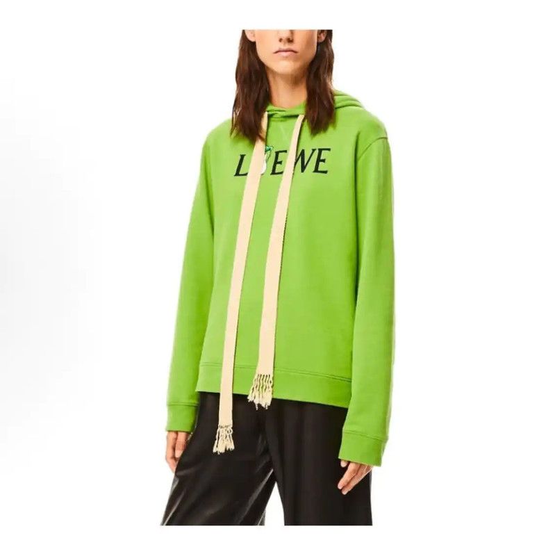 Loewe Loewe Green Cotton Long Sleeve Hoodie for Men 0089 Size US XS / EU 42 / 0 - 3 Thumbnail