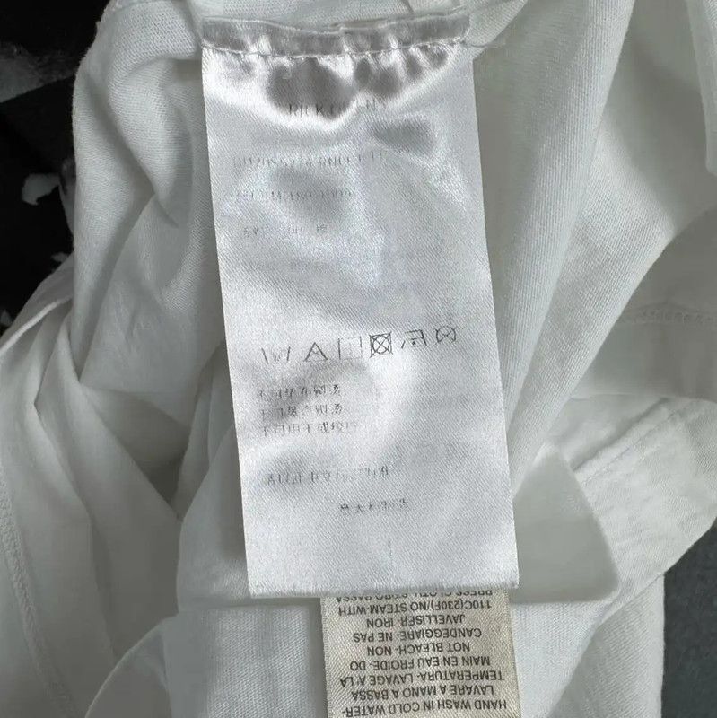 Rick Owens Rick Owens White Graphic T-Shirt for Men 0089 Size US M / EU 48-50 / 2 - 4 Thumbnail