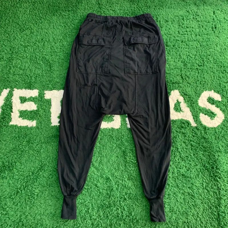 Rick Owens Rick Owens Black Cotton Casual Pants 0089 Size US 26 / EU 42 - 2 Thumbnail