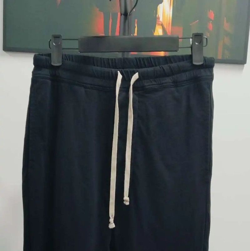 Rick Owens Rick Owens Black Cotton Casual Pants 0089 Size US 26 / EU 42 - 5 Thumbnail