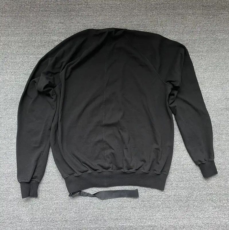 Rick Owens Rick Owens Black Cotton Sweatshirt for Men 0089 Size US L / EU 52-54 / 3 - 2 Thumbnail