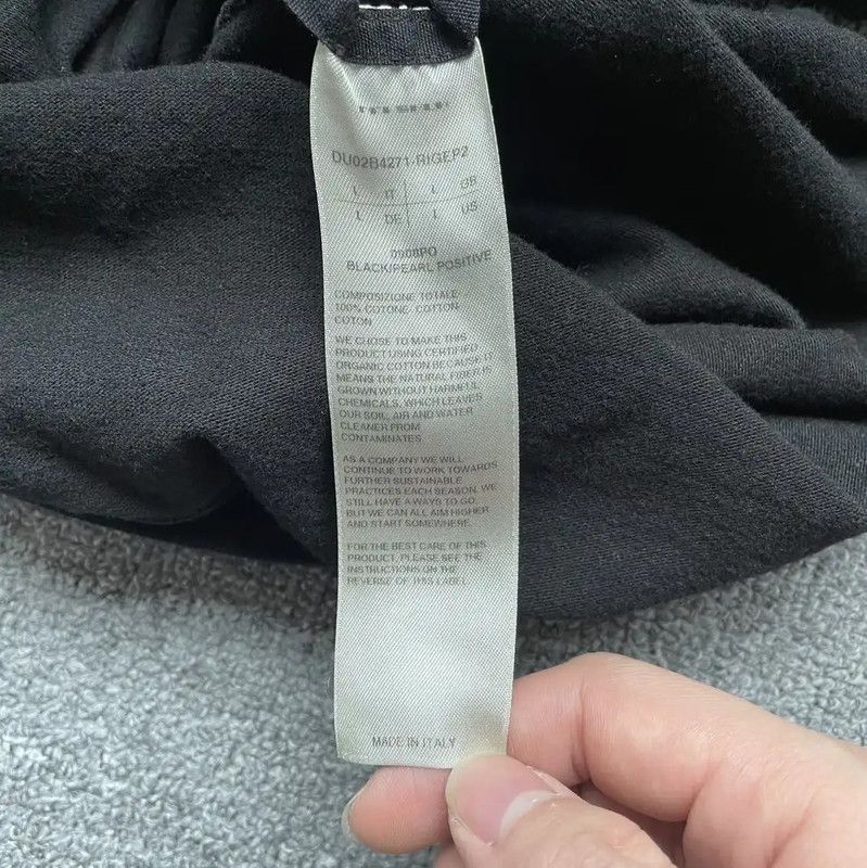 Rick Owens Rick Owens Black Cotton Sweatshirt for Men 0089 Size US L / EU 52-54 / 3 - 5 Thumbnail