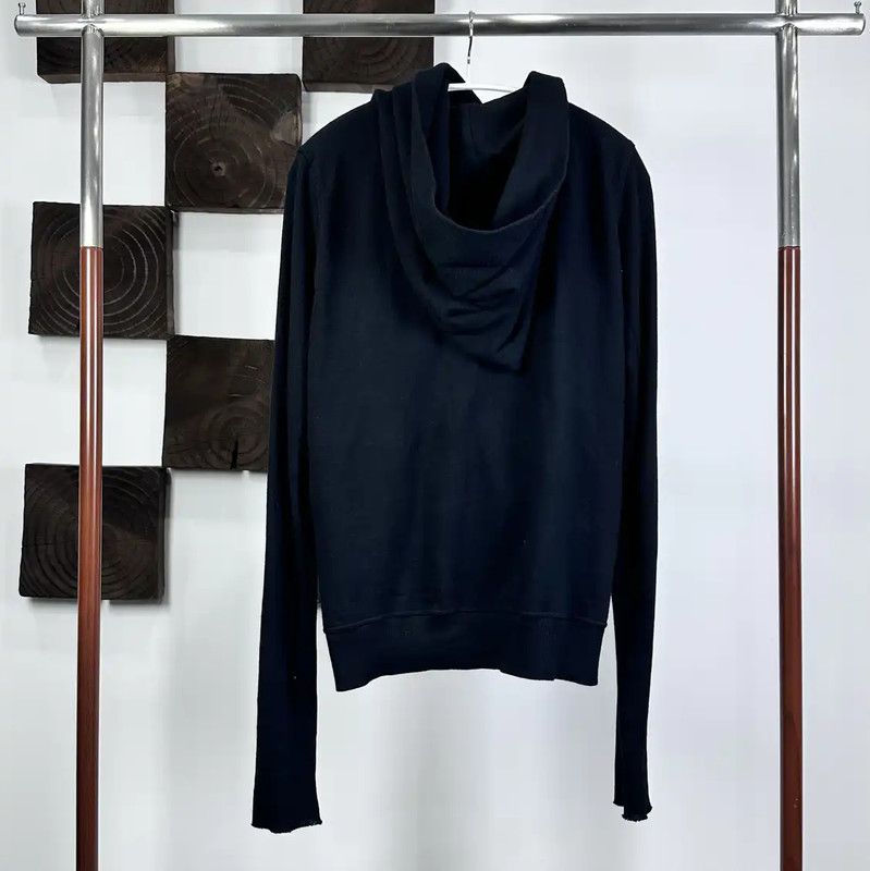 Rick Owens Rick Owens Black Men's Hoodie Jacket 0089 Size US M / EU 48-50 / 2 - 2 Thumbnail
