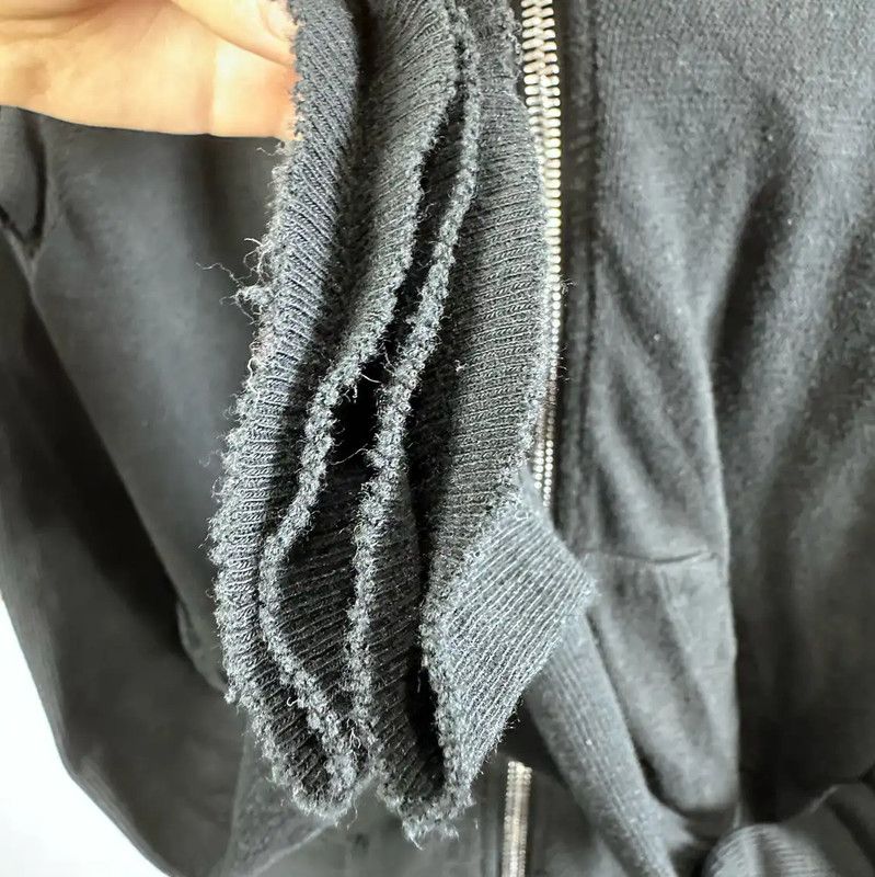 Rick Owens Rick Owens Black Men's Hoodie Jacket 0089 Size US M / EU 48-50 / 2 - 4 Thumbnail