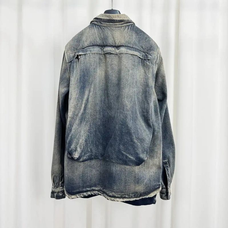 Rick Owens Rick Owens Blue Long Sleeve Cotton Jacket 0089 Size US XS / EU 42 / 0 - 2 Thumbnail