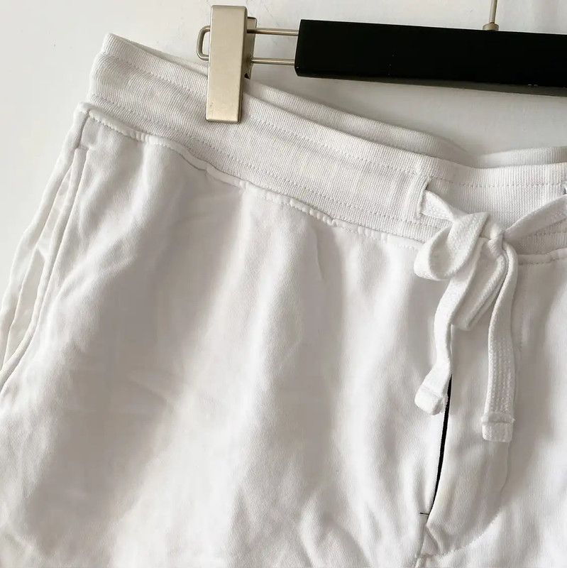Stone Island Stone Island Men's Summer White Printed Shorts 0089 Size US 44 / EU 60 - 6 Thumbnail