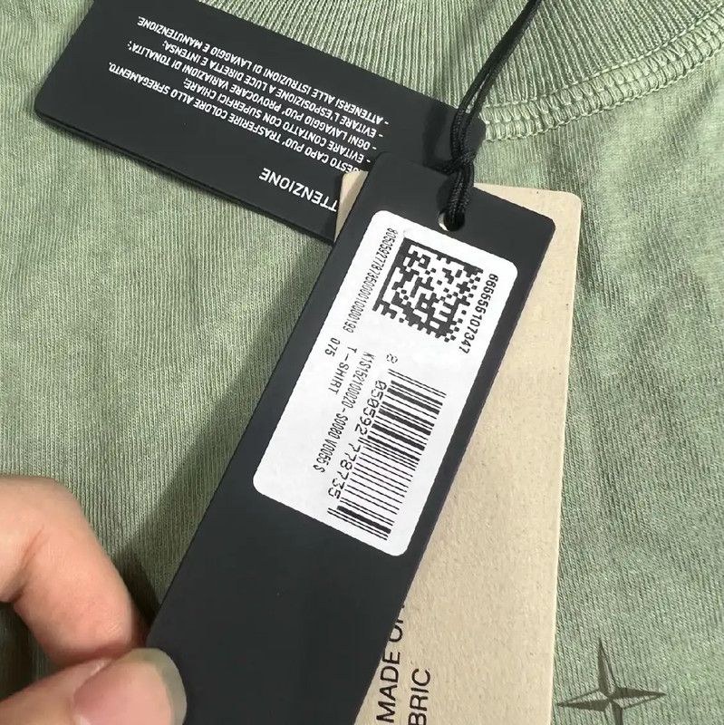 Stone Island Stone Island Green Cotton Men's T-Shirt 0089 Size US S / EU 44-46 / 1 - 5 Thumbnail
