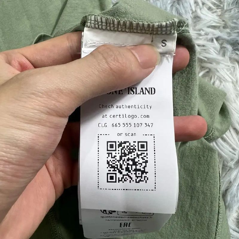 Stone Island Stone Island Green Cotton Men's T-Shirt 0089 Size US S / EU 44-46 / 1 - 4 Thumbnail
