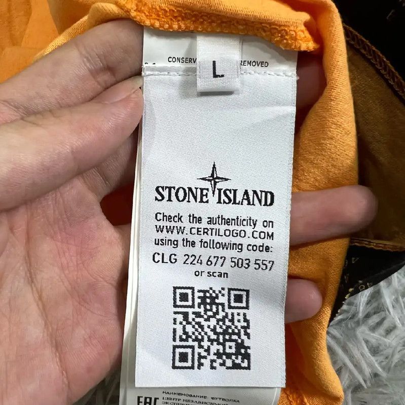 Stone Island Stone Island Yellow Cotton Men's T-Shirt 0089 Size US L / EU 52-54 / 3 - 4 Thumbnail