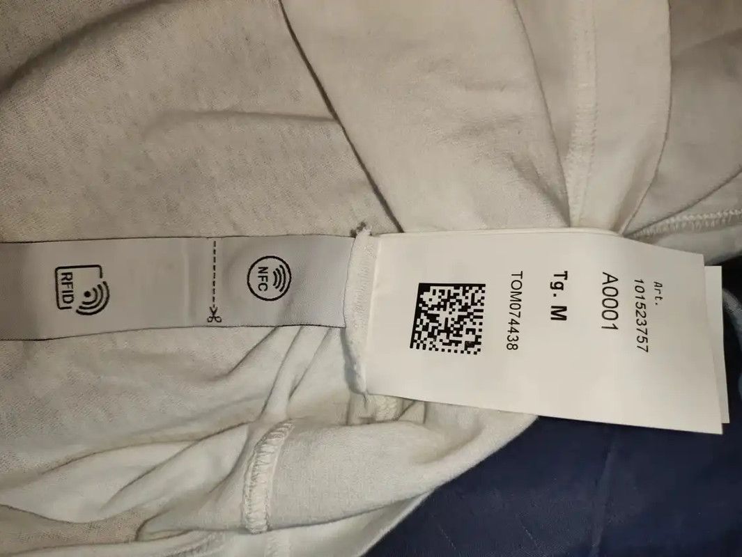 Stone Island Stone Island Men's Summer White Cotton T-Shirt 0089 Size US M / EU 48-50 / 2 - 7 Thumbnail