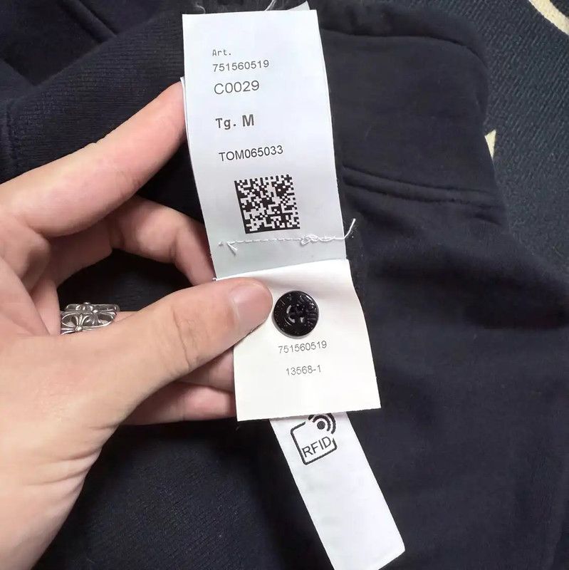 Stone Island Stone Island Black Long Sleeve Sweatshirt 0089 Size US M / EU 48-50 / 2 - 7 Thumbnail