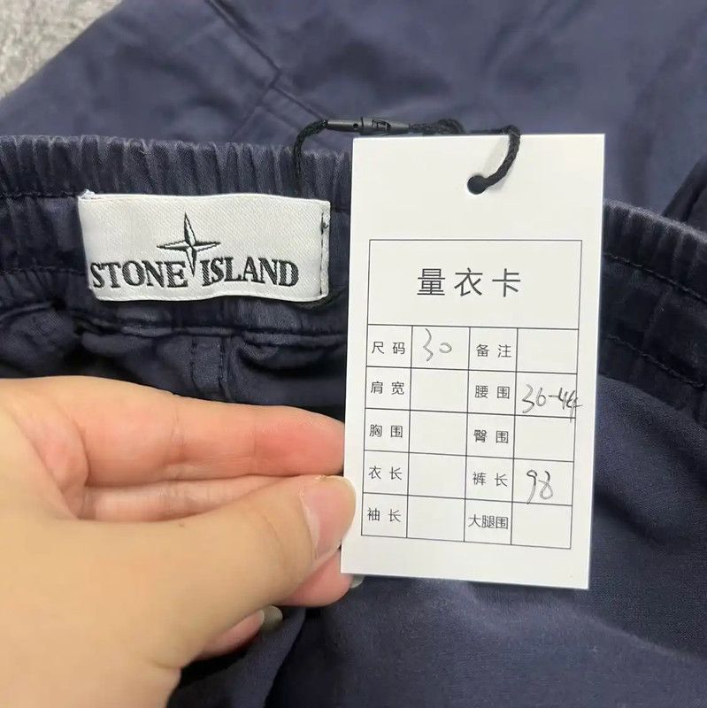 Stone Island Stone Island Blue Casual Pants for Men 0089 Size US 30 / EU 46 - 2 Thumbnail