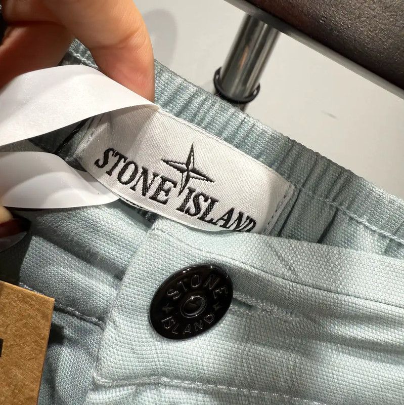 Stone Island Stone Island Light Blue Men's Shorts 0089 Size US 34 / EU 50 - 3 Thumbnail