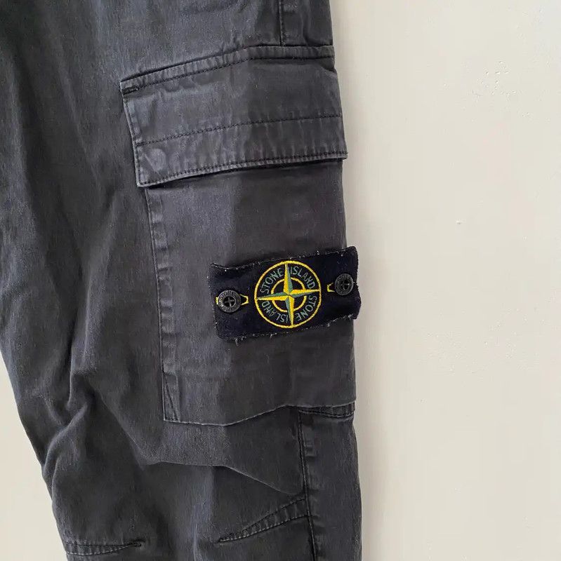 Stone Island Stone Island Black Cotton Casual Pants 0089 Size US 32 / EU 48 - 3 Thumbnail