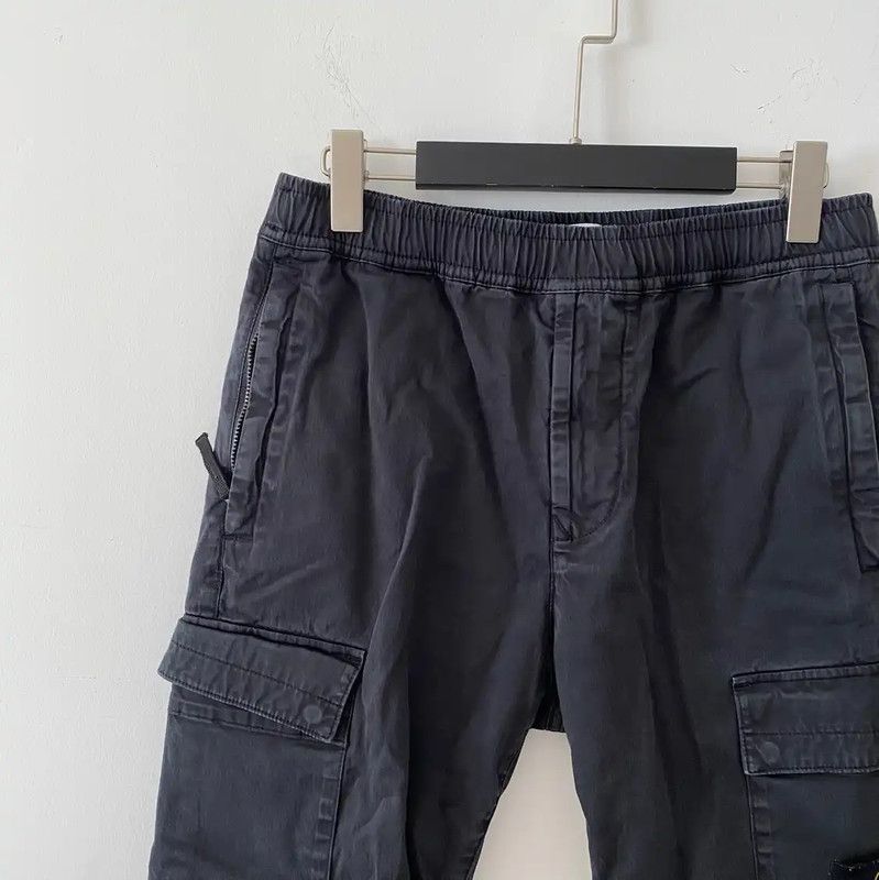 Stone Island Stone Island Black Cotton Casual Pants 0089 Size US 32 / EU 48 - 4 Thumbnail
