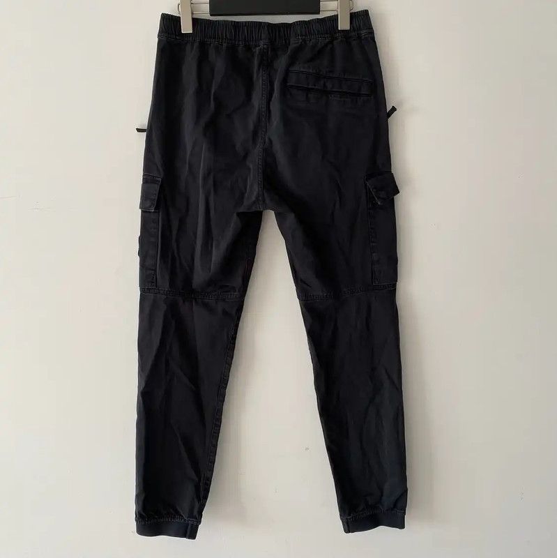 Stone Island Stone Island Black Cotton Casual Pants 0089 Size US 32 / EU 48 - 2 Thumbnail