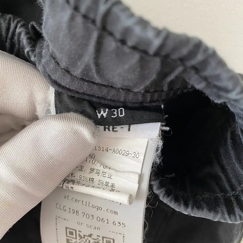 Stone Island Stone Island Black Cotton Casual Pants 0089 Size US 32 / EU 48 - 8 Thumbnail