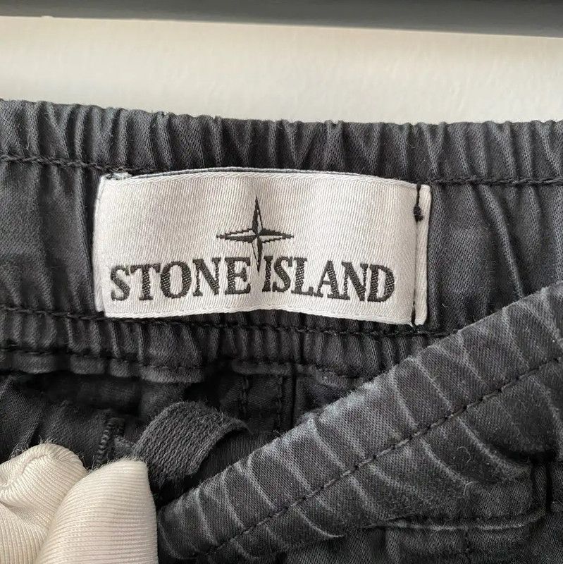 Stone Island Stone Island Black Cotton Casual Pants 0089 Size US 32 / EU 48 - 7 Thumbnail