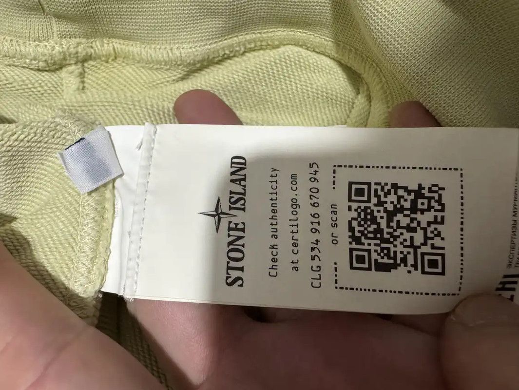 Stone Island Stone Island Yellow Cotton Embroidered Logo Sweatshirt 0089 Size US S / EU 44-46 / 1 - 4 Thumbnail