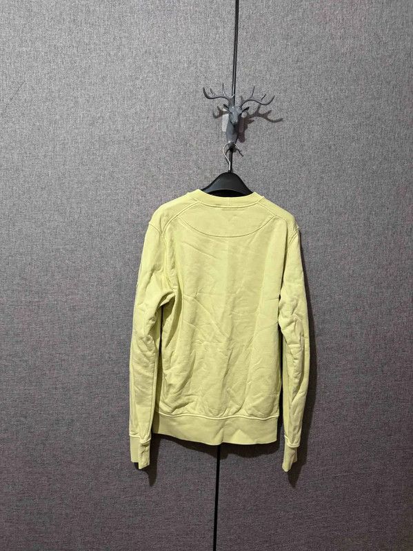 Stone Island Stone Island Yellow Cotton Embroidered Logo Sweatshirt 0089 Size US S / EU 44-46 / 1 - 2 Thumbnail