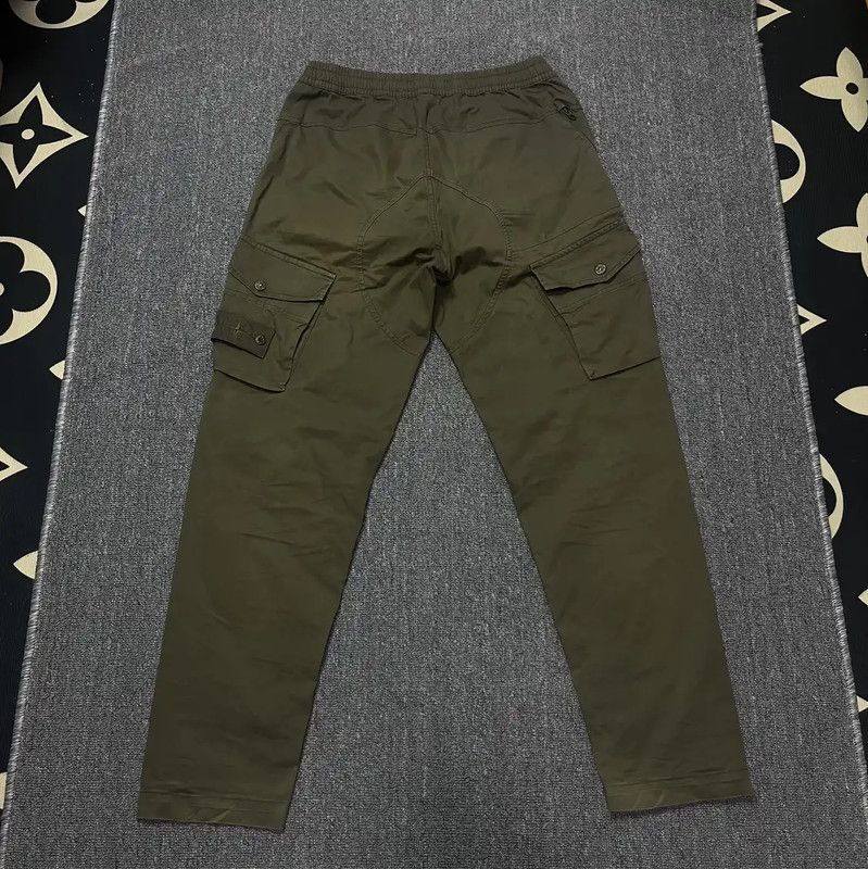 Stone Island Stone Island Men's Military Green Casual Pants 0089 Size US 32 / EU 48 - 2 Thumbnail