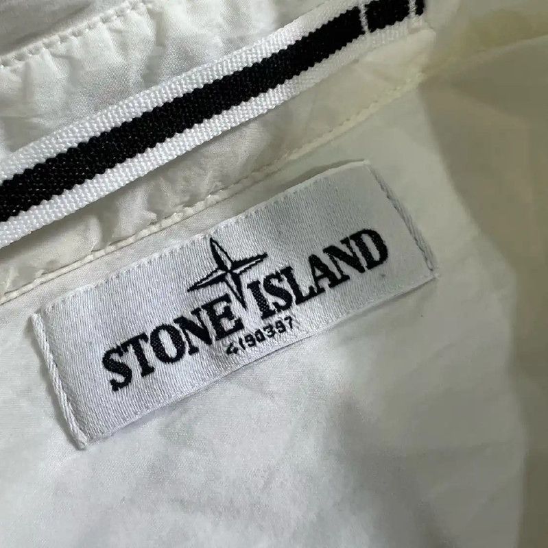 Stone Island Stone Island White Long Sleeve Shirt for Men 0089 Size US L / EU 52-54 / 3 - 3 Thumbnail