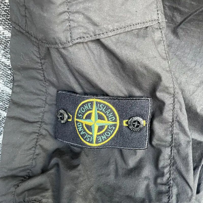 Stone Island Stone Island Men's Black Cotton Casual Pants 0089 Size US 32 / EU 48 - 3 Thumbnail
