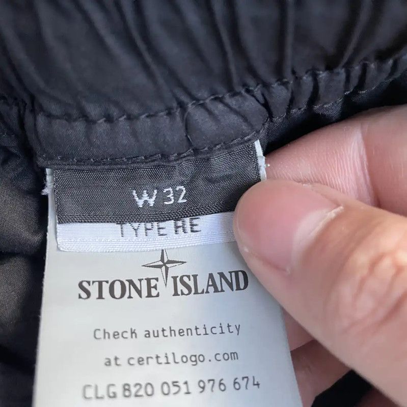 Stone Island Stone Island Men's Black Cotton Casual Pants 0089 Size US 32 / EU 48 - 5 Thumbnail