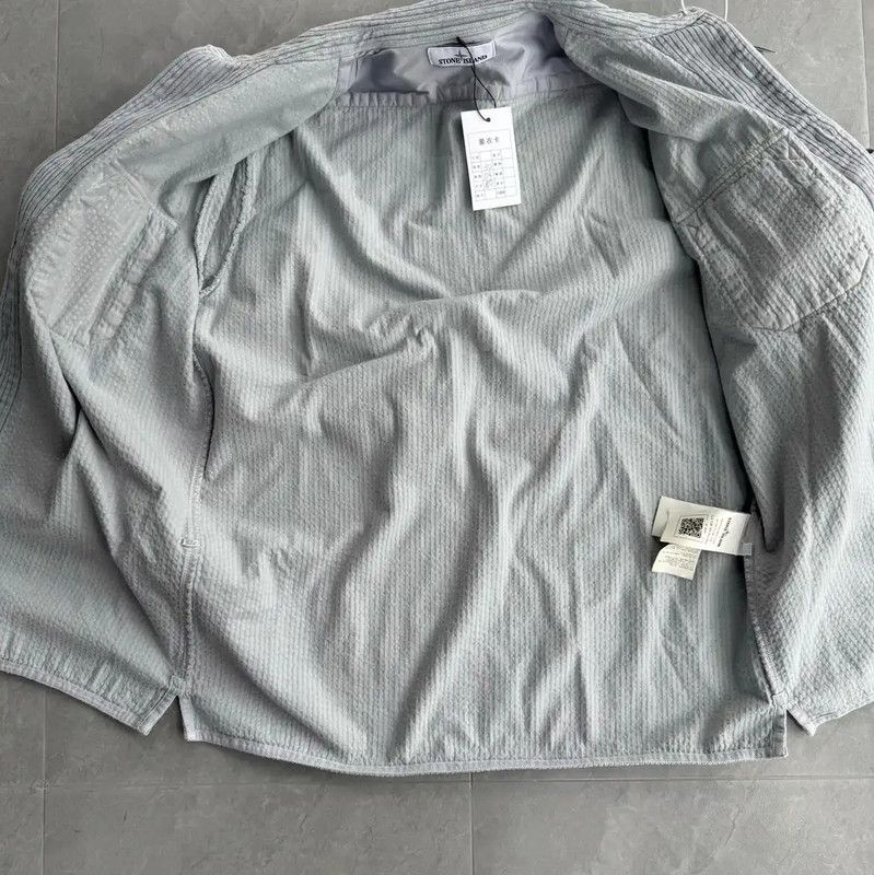Stone Island Stone Island Light Blue Long Sleeve Shirt 0089 Size US XL / EU 56 / 4 - 3 Thumbnail