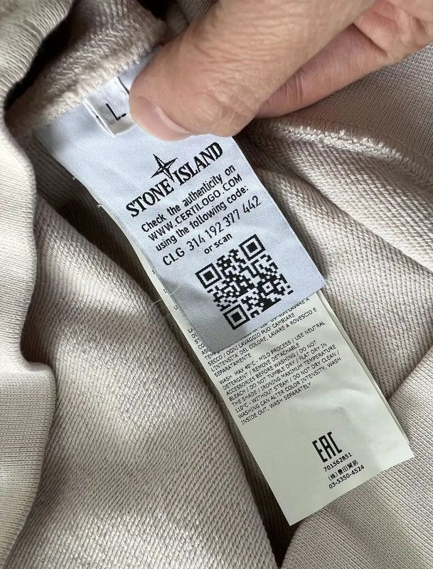 Stone Island Stone Island Men's Long Sleeve Hoodie in Pink 0089 Size US L / EU 52-54 / 3 - 4 Thumbnail