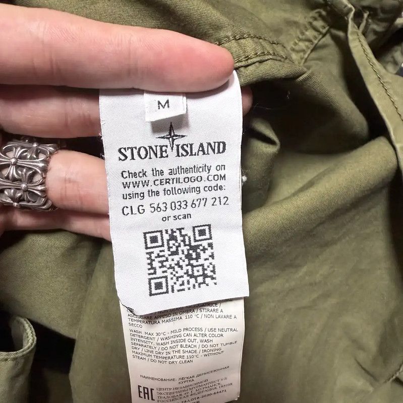 Stone Island Stone Island Military Green Short Sleeve T-Shirt 0089 Size US M / EU 48-50 / 2 - 6 Thumbnail