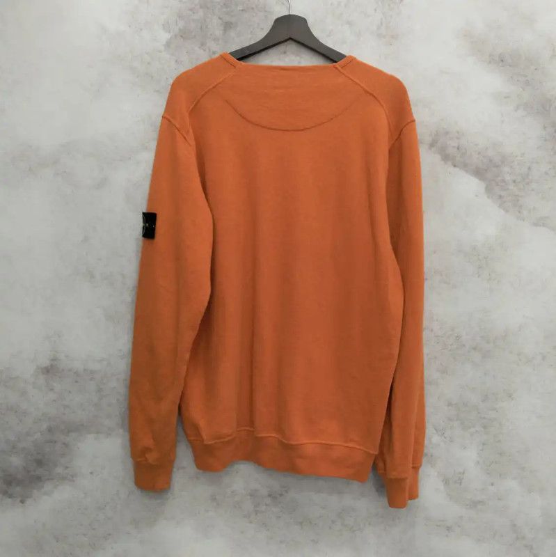 Stone Island Stone Island Orange Long Sleeve Sweatshirt for Men 0089 Size US XL / EU 56 / 4 - 2 Thumbnail
