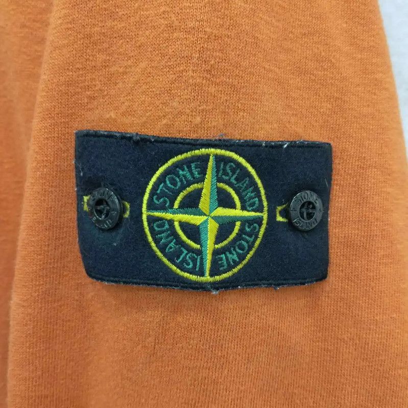 Stone Island Stone Island Orange Long Sleeve Sweatshirt for Men 0089 Size US XL / EU 56 / 4 - 8 Thumbnail