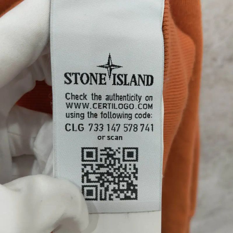 Stone Island Stone Island Orange Long Sleeve Sweatshirt for Men 0089 Size US XL / EU 56 / 4 - 5 Thumbnail