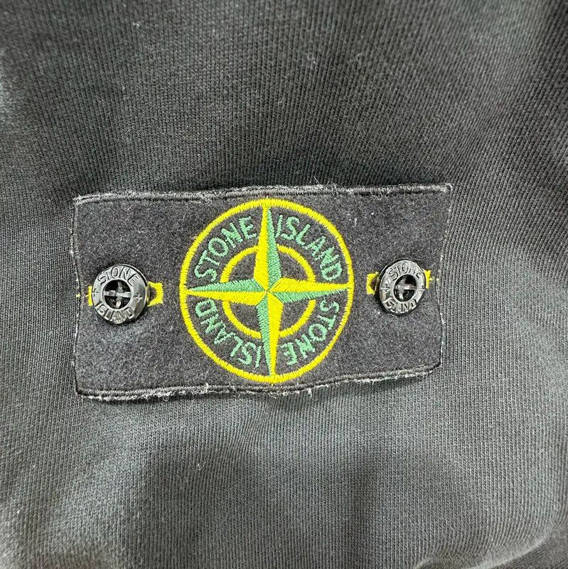 Stone Island Stone Island Black Cotton Blend Hoodie 0089 Size US XXL / EU 58 / 5 - 4 Thumbnail